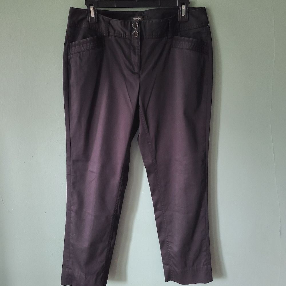 WHBM Slim Ankle Pants Size 8 Black
